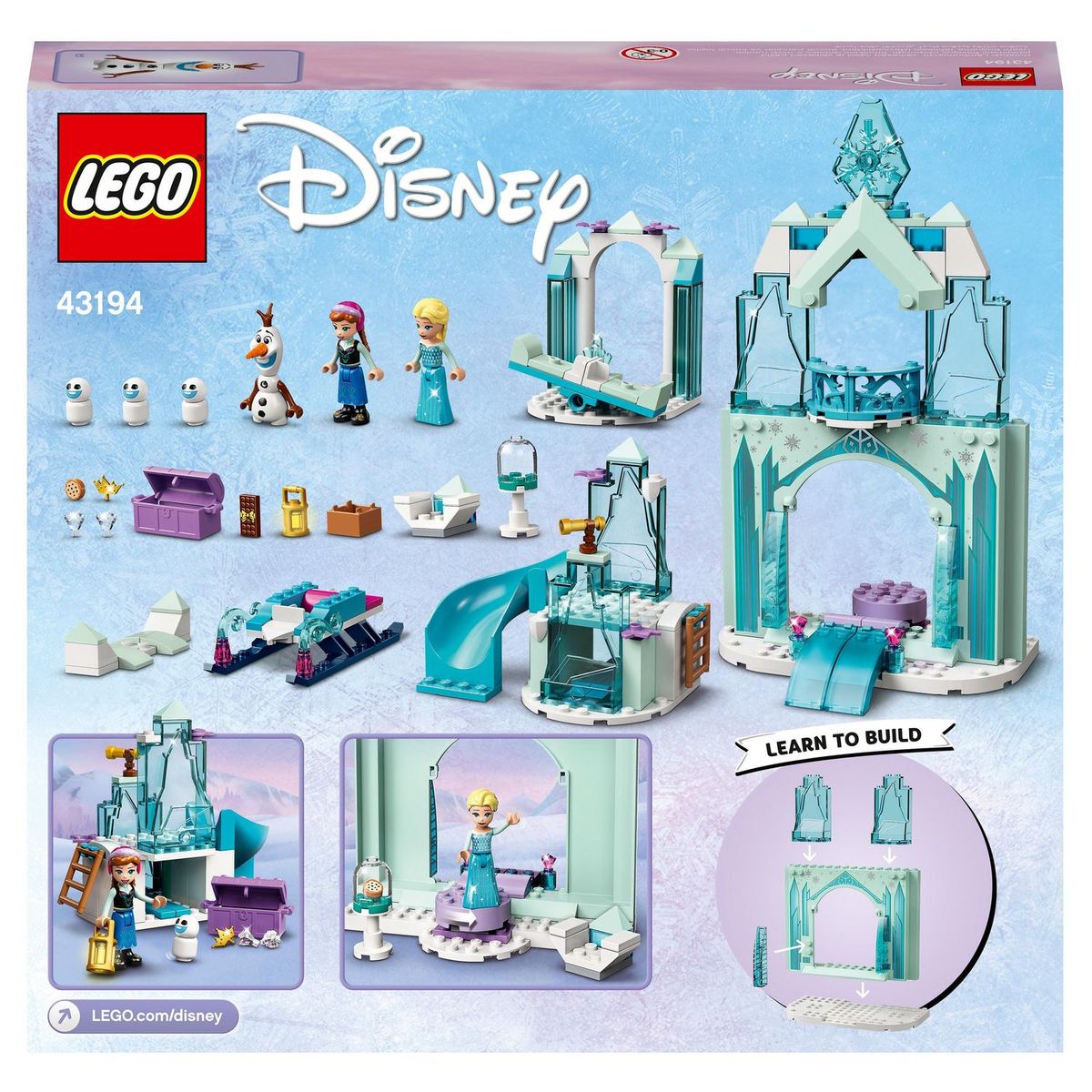 LEGO Disney Princess 43194 -  Le monde féérique d&rsquo;Anna et Elsa de la Reine des Neiges