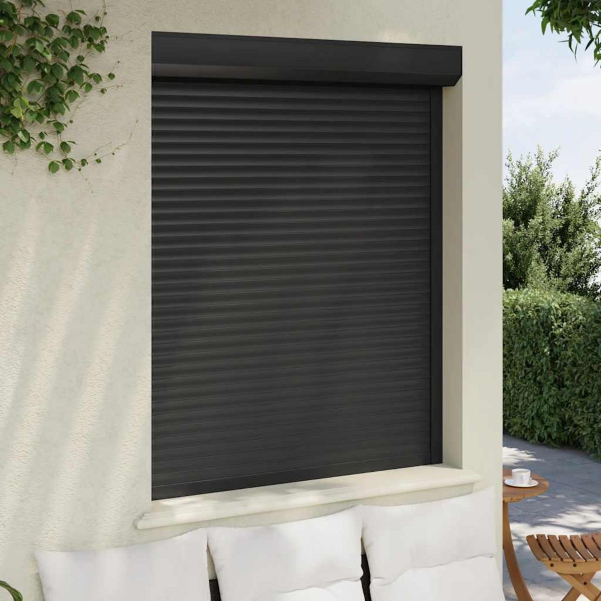 VIDAXL Volet roulant aluminium 120x150 cm anthracite