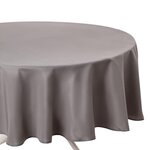 ATMOSPHERA Nappe anti-taches ronde Ophy. Coloris disponibles : Rouge, Gris, Beige, Blanc, Bleu, Jaune