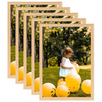 VIDAXL Collage de cadres photo 5 pcs de mur table Chene clair 70x90 cm