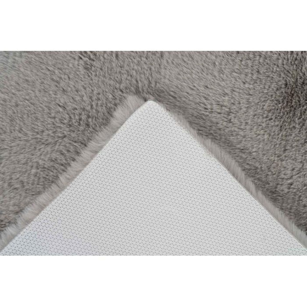 Paris Prix Tapis de Bain Doux Antidérapant  Rabbit  Gris Clair