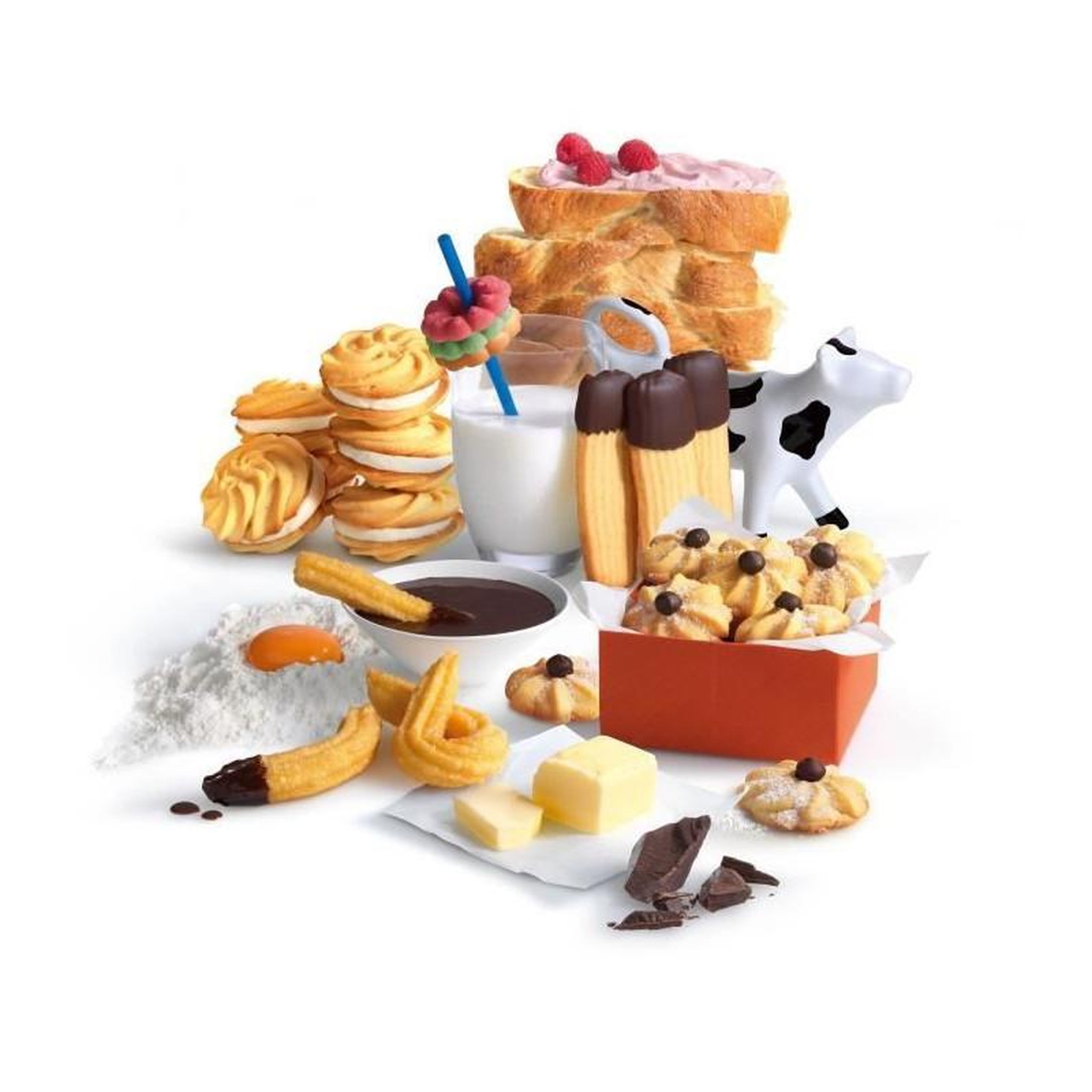 Voir la diapositive 6 : BOSCH Accessoires Baking Sensation - BOSCH - MUZ5BS1 - Hachoir a viande - Grille 5 mm - Accessoire biscuit 4 formes - Bol 3,9 L