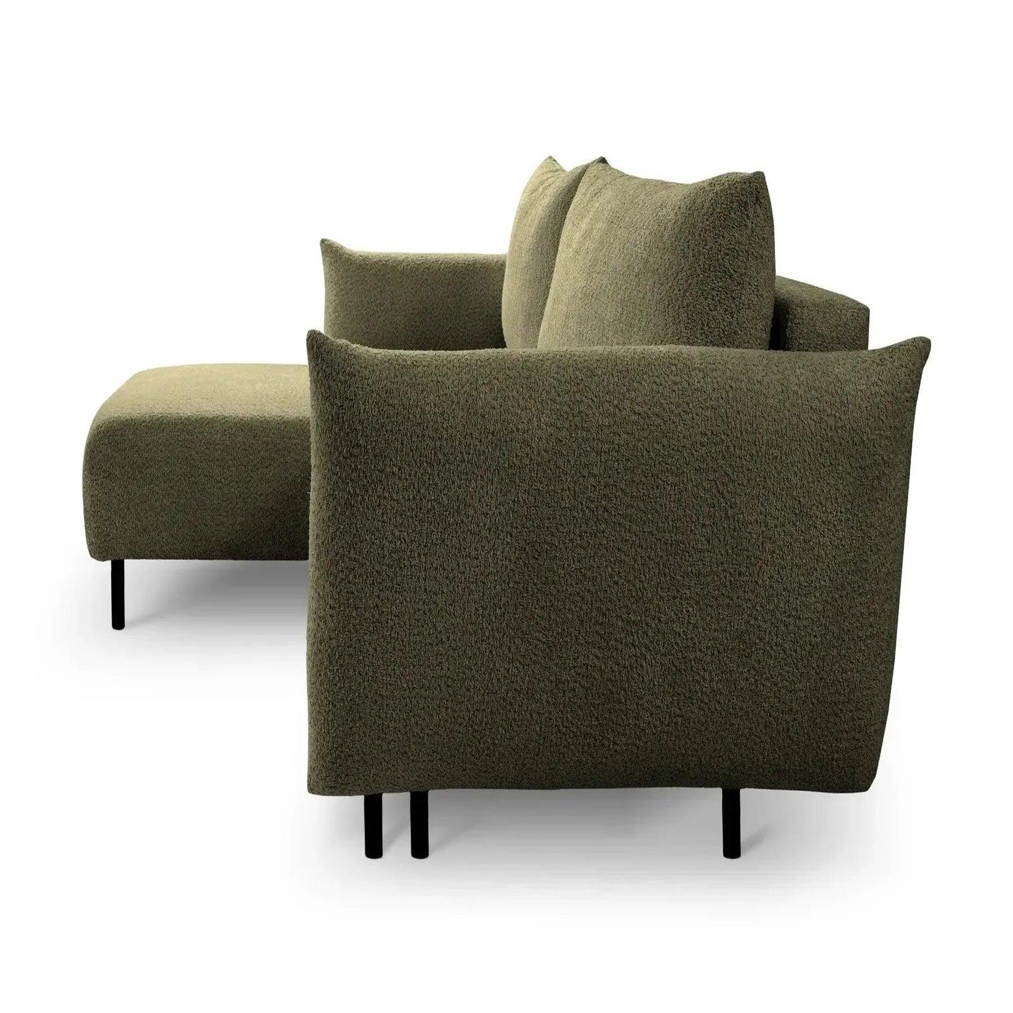 Voir la diapositive 6 : CASANOVA PARIS Alix - canapé d'angle convertible tissu chenille