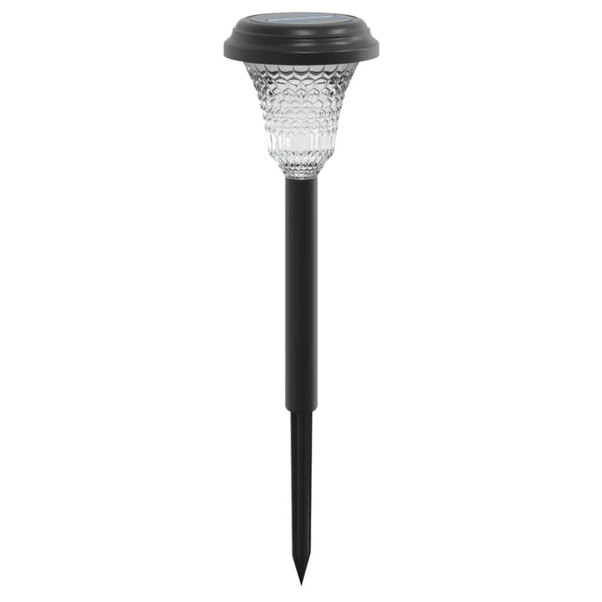 Voir la diapositive 4 : VIDAXL Lampes solaires d'allees et piquets de sol 12 pcs blanc