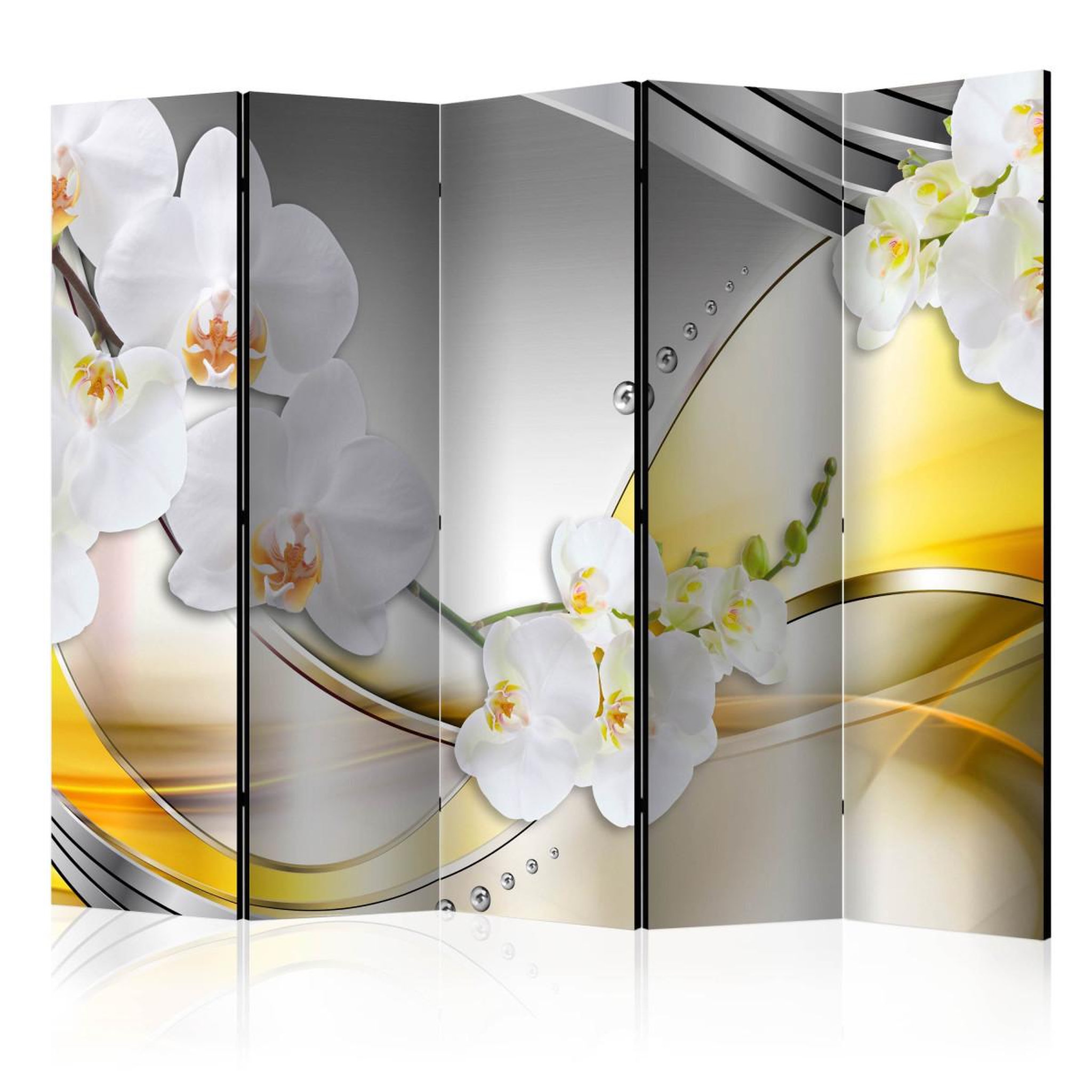 Paris Prix Paravent 5 volets  yellow journey  172x225cm