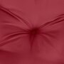 Voir la diapositive 5 : VIDAXL Coussin de banc de jardin rouge bordeaux 110x50x7 cm