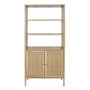 Voir la diapositive 1 : Paris Prix Buffet 2 Portes en Bois  Bali  163cm Naturel