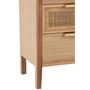 Voir la diapositive 5 : Paris Prix Buffet 3 Tiroirs en Bois  Nivelo  62cm Naturel