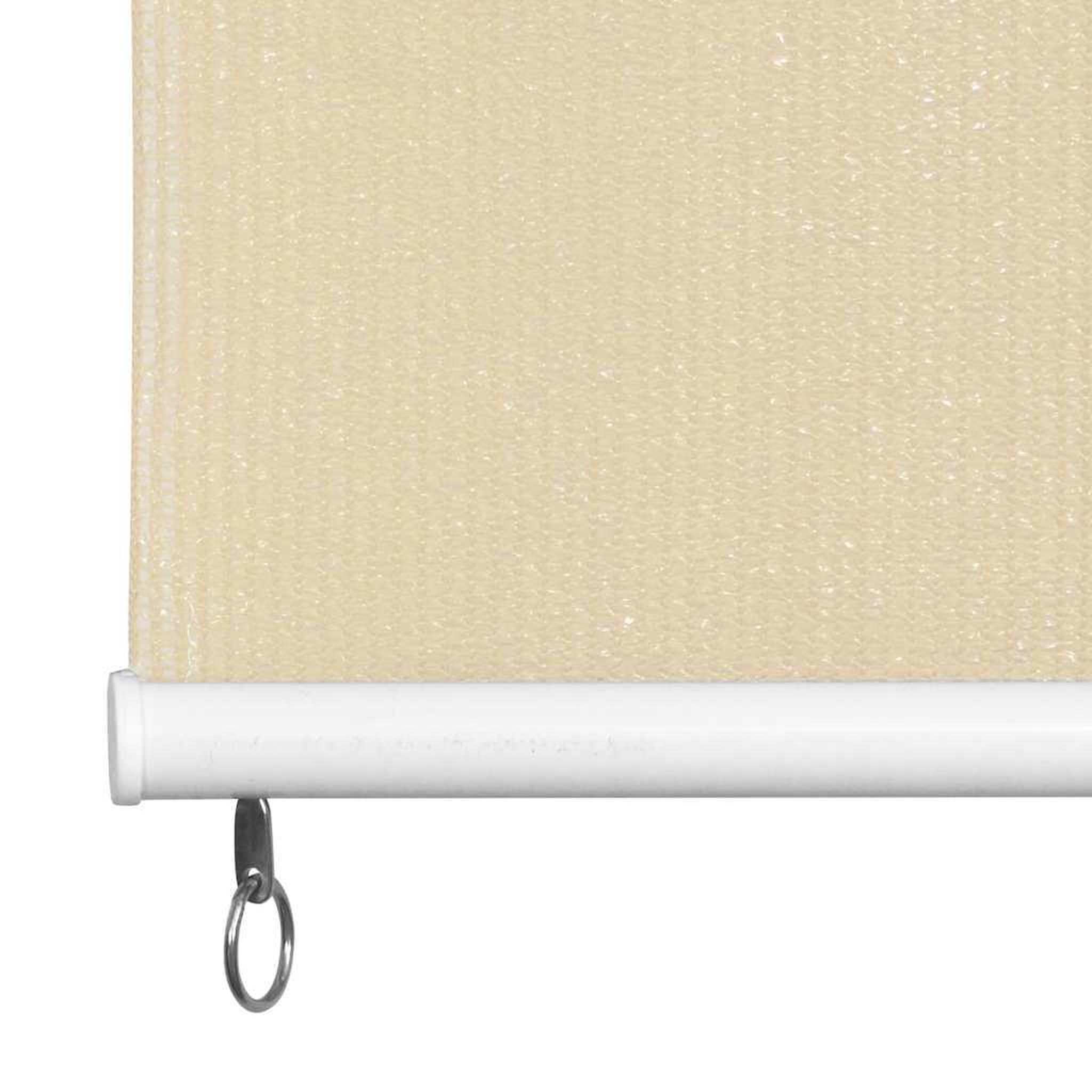 Voir la diapositive 4 : VIDAXL Store roulant d'exterieur couleur creme 85 (l) x 140 (h) cm hdpe