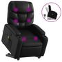 Voir la diapositive 2 : VIDAXL Fauteuil inclinable de massage Noir Similicuir