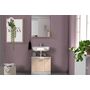 Voir la diapositive 2 : CONCEPT USINE Meubles sous-vasque et son miroir GREELEY