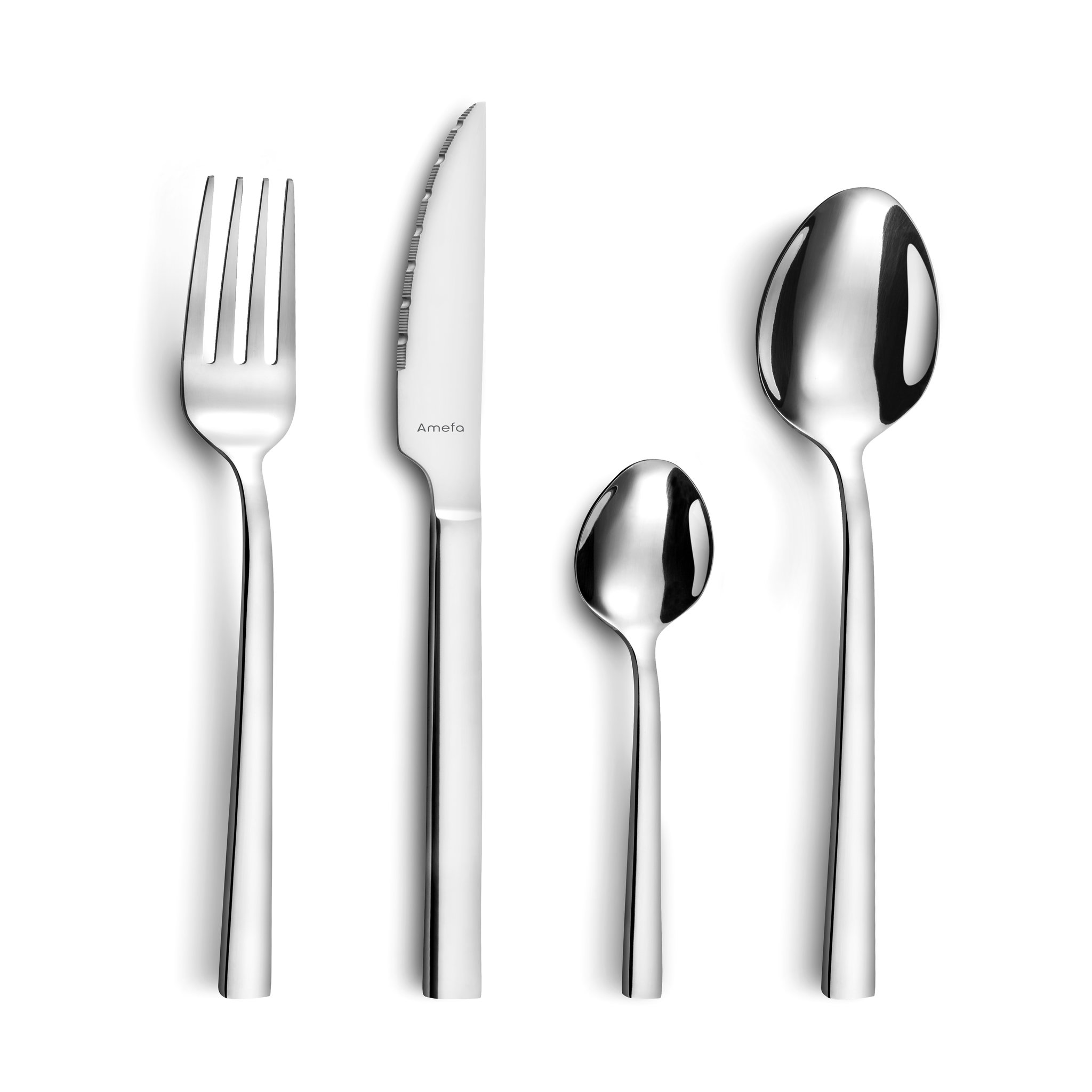 Voir la diapositive 3 : Ménagère 24 pièces caractere INOX