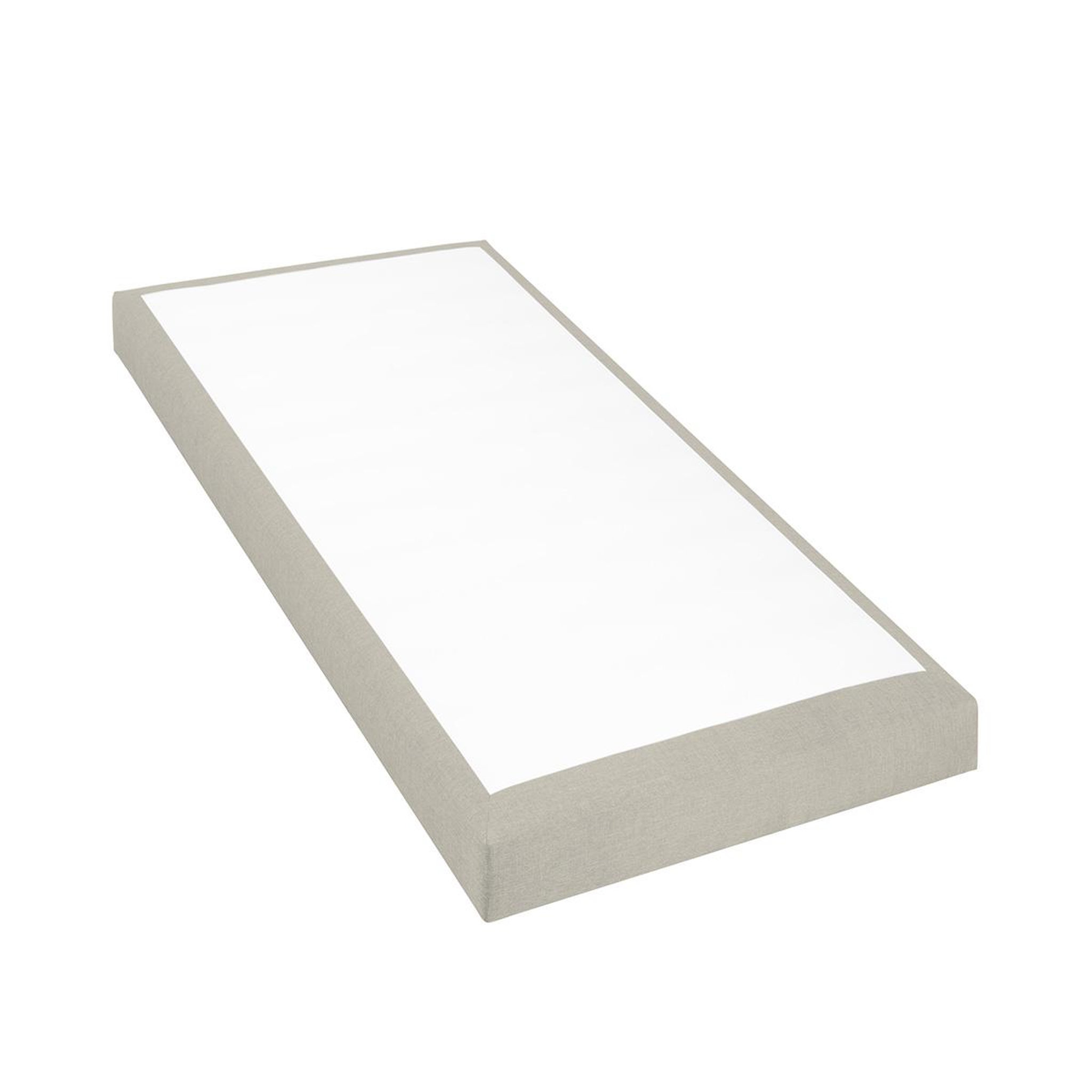 Voir la diapositive 1 : BELLECOUR BELLECOUR LITERIE | Sommier tapissier SISAL | Epaisseur 18 cm | Beige (pieds non inclus)