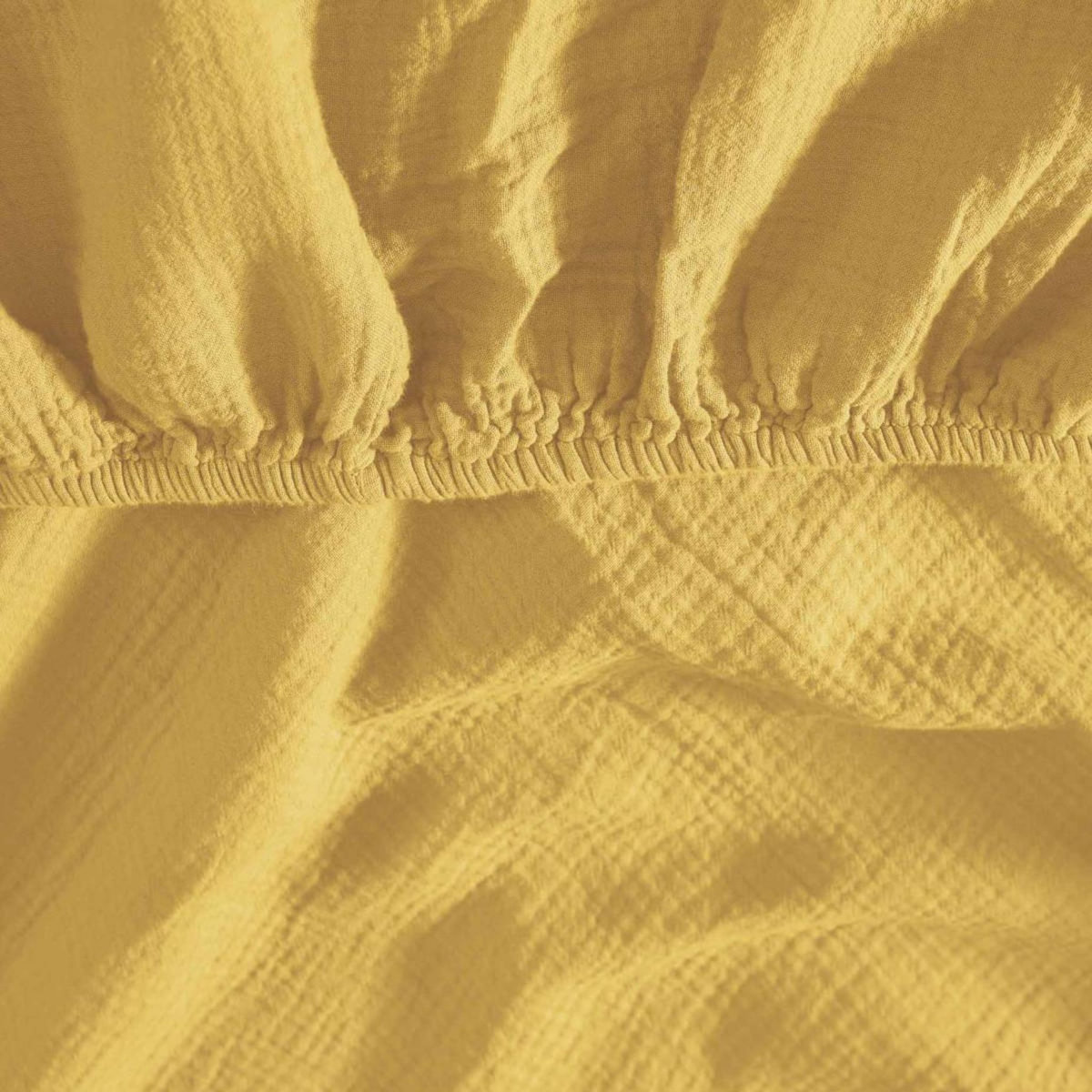 Sensei Maison Drap housse en gaze de coton bonnet 30 cm LOFT