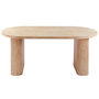 Voir la diapositive 2 : Paris Prix Table Ovale Effet Travertin  Miriam  180cm Beige