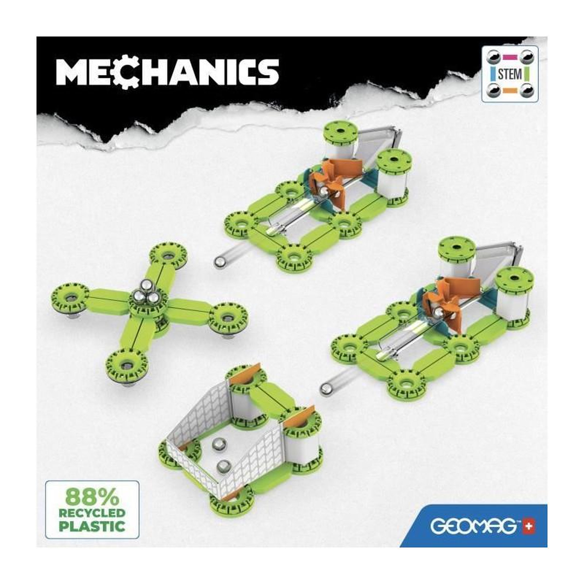 Voir la diapositive 4 : Geomag Coffret de construction créatif Geomag multicolore