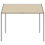 Voir la diapositive 3 : VIDAXL Tente a auvent beige 3x3 m acier et tissu