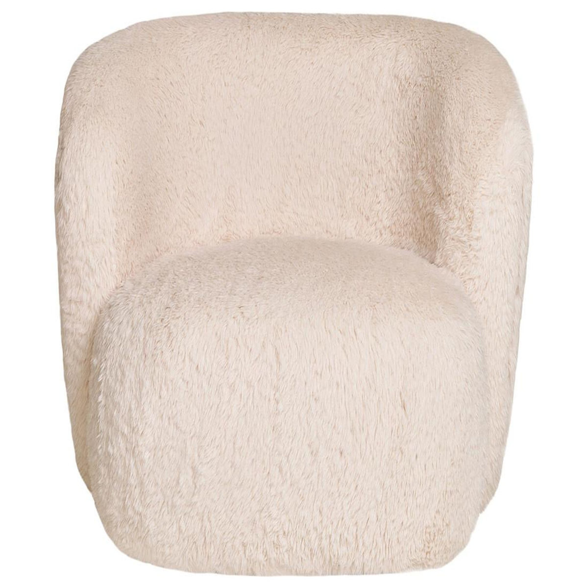 LISA DESIGN Maeto - fauteuil - en fausse fourrure