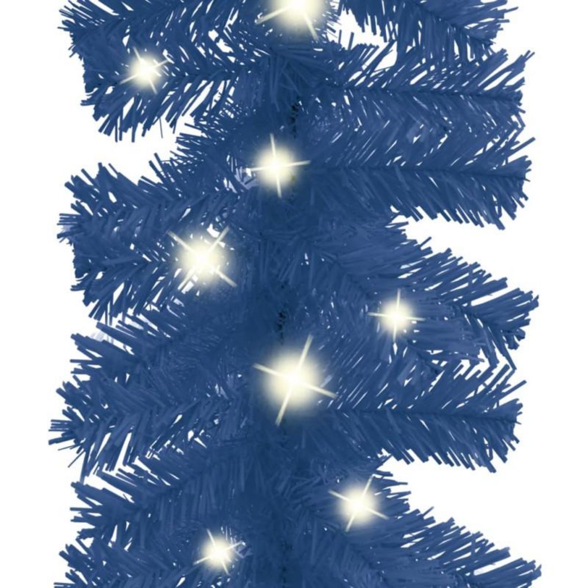 VIDAXL Guirlande de Noël avec lumières LED 5 m Bleu
