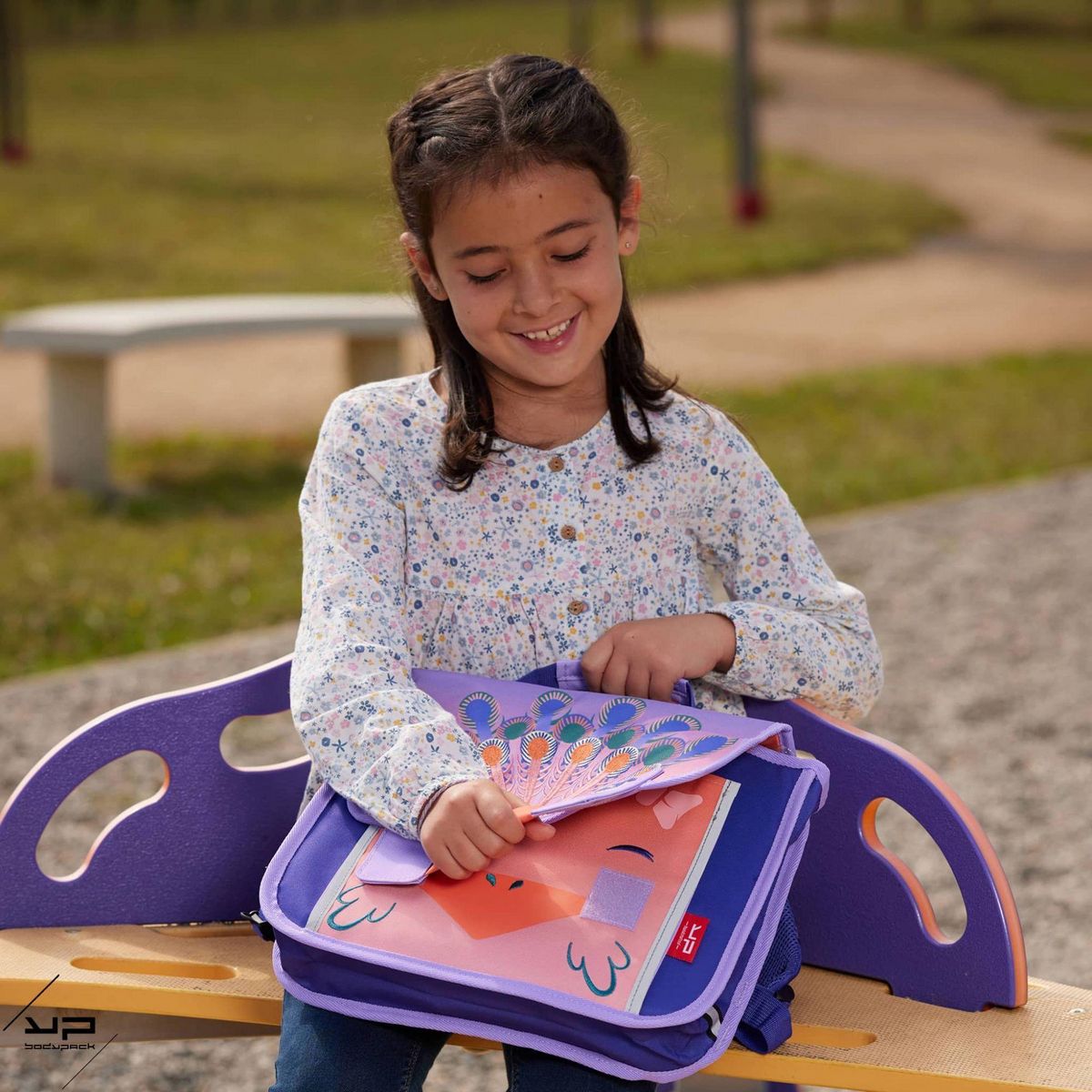 BODYPACK BODYPACK Cartable 32 cm recyclé Paon