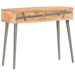 VIDAXL Table console 90 x 30 x 75 cm Bois d'acacia massif