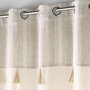 Voir la diapositive 3 : Paris Prix Rideau à Œillets Tissé  Island  140x240cm Beige