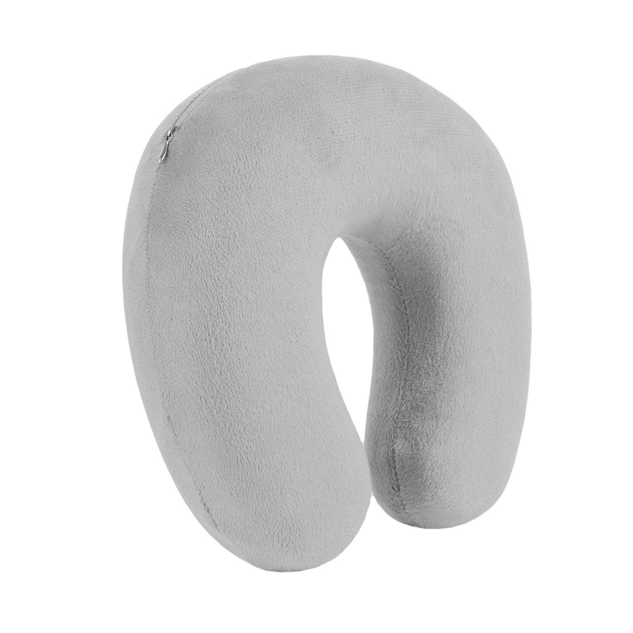 Jet lag Coussin de voyage avec mémoire de forme - gris