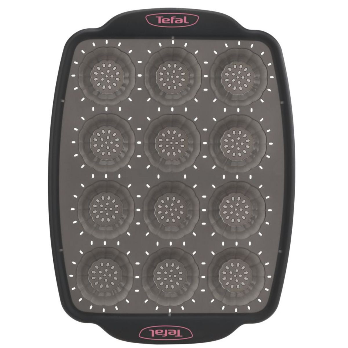 TEFAL Moule 12 mini tartelettes CRISPYBAKE silicone