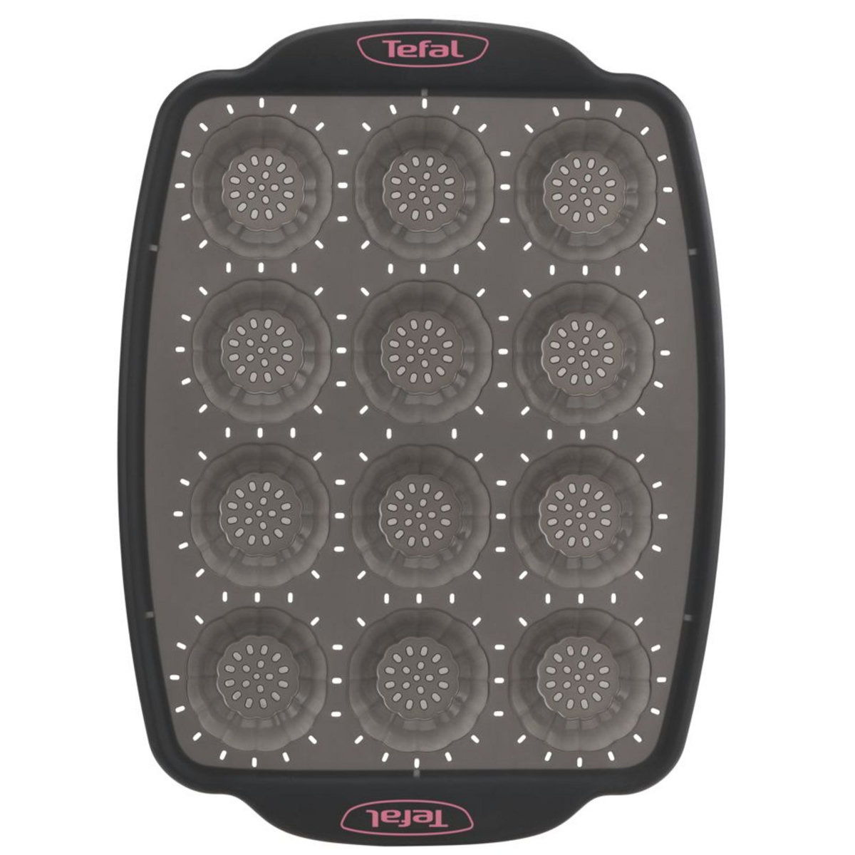 TEFAL Moule 12 mini tartelettes CRISPYBAKE silicone