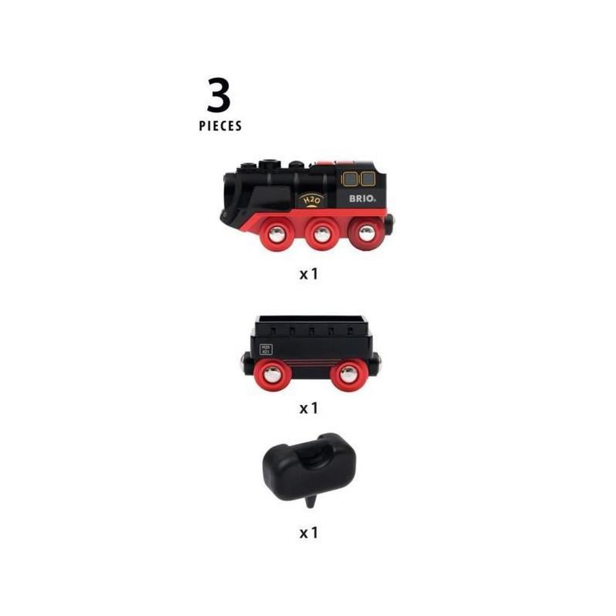 Voir la diapositive 4 : Brio 33884 Locomotive a piles a vapeur