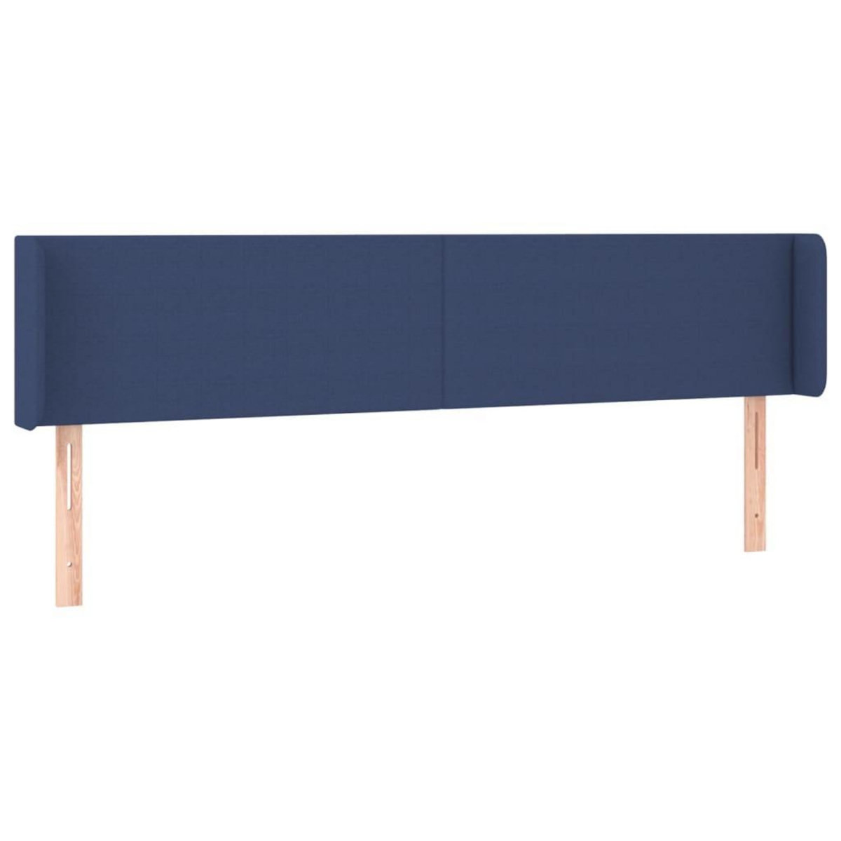 VIDAXL Tete de lit a LED Bleu 203x16x78/88 cm Tissu