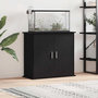 Voir la diapositive 1 : VIDAXL Support pour aquarium chêne noir 81x36x73 cm bois d ingénierie