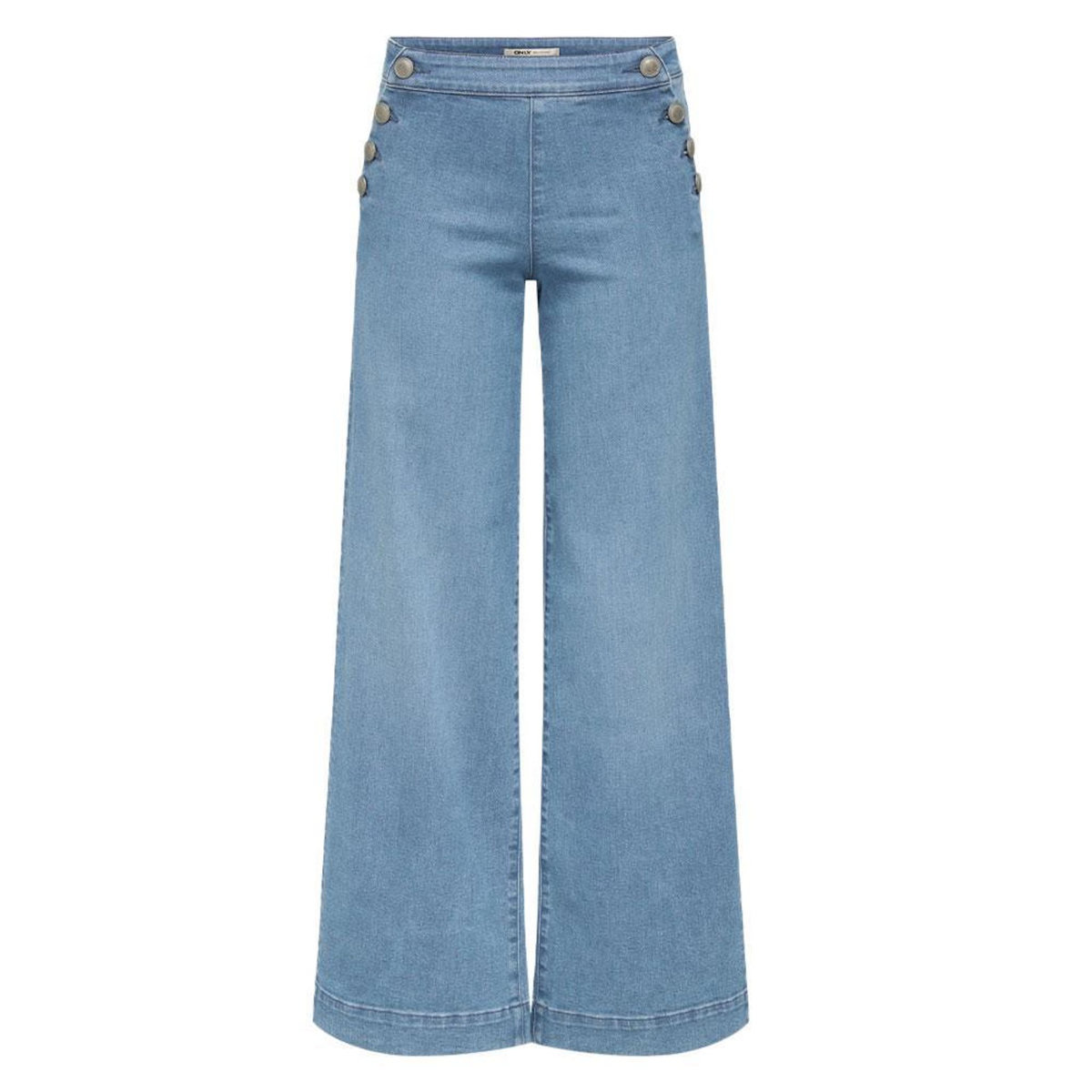 Only Jean Loose Bleu Clair Femme Bleu Only Mollie