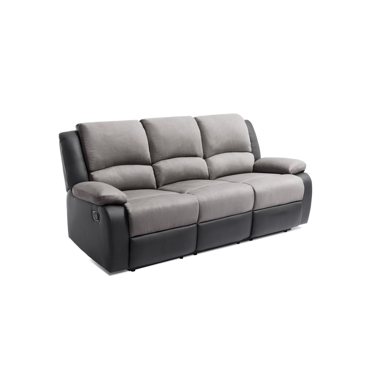 Ensemble canapé 3 places relax + fauteuil relax HELENE