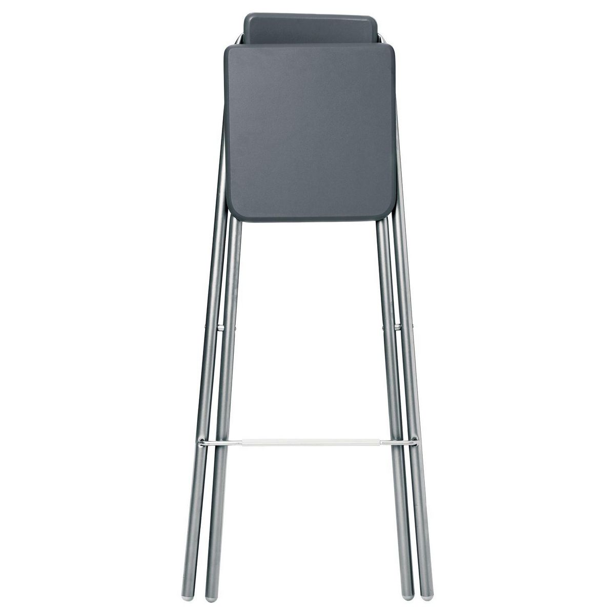 TOILINUX Lot de 4 Chaises de bar pliante Louna - H. 97,5 cm