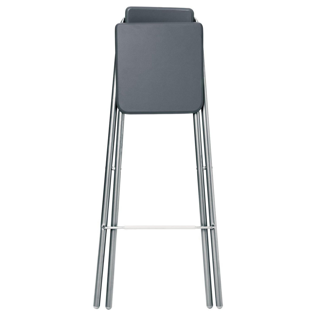 TOILINUX Lot de 4 Chaises de bar pliante Louna - H. 97,5 cm