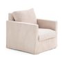 Voir la diapositive 3 : LISA DESIGN Serena - fauteuil déhoussable en velours côtelé