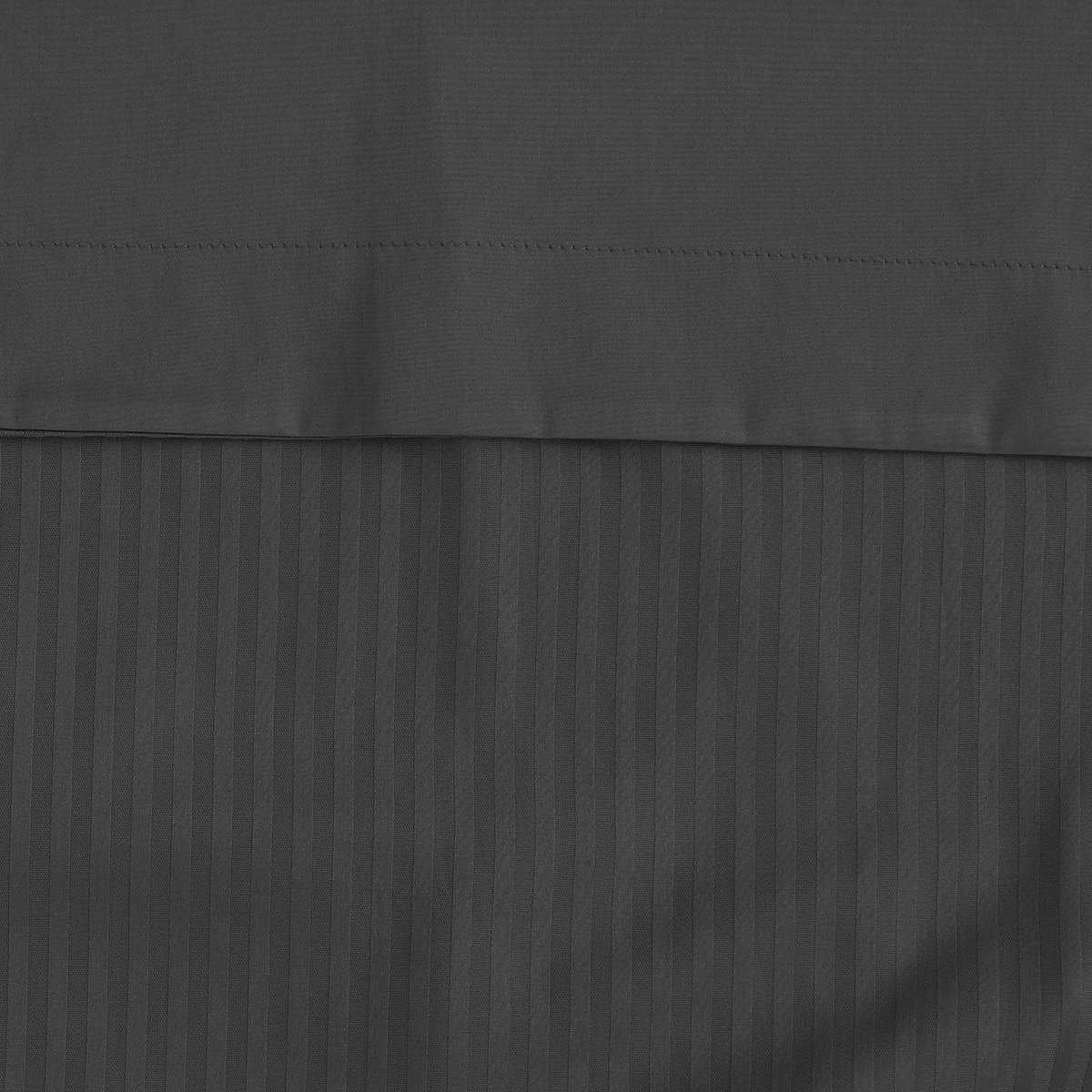 Sensei Maison Housse de couette rayée réversible satin de coton VERSALUXE