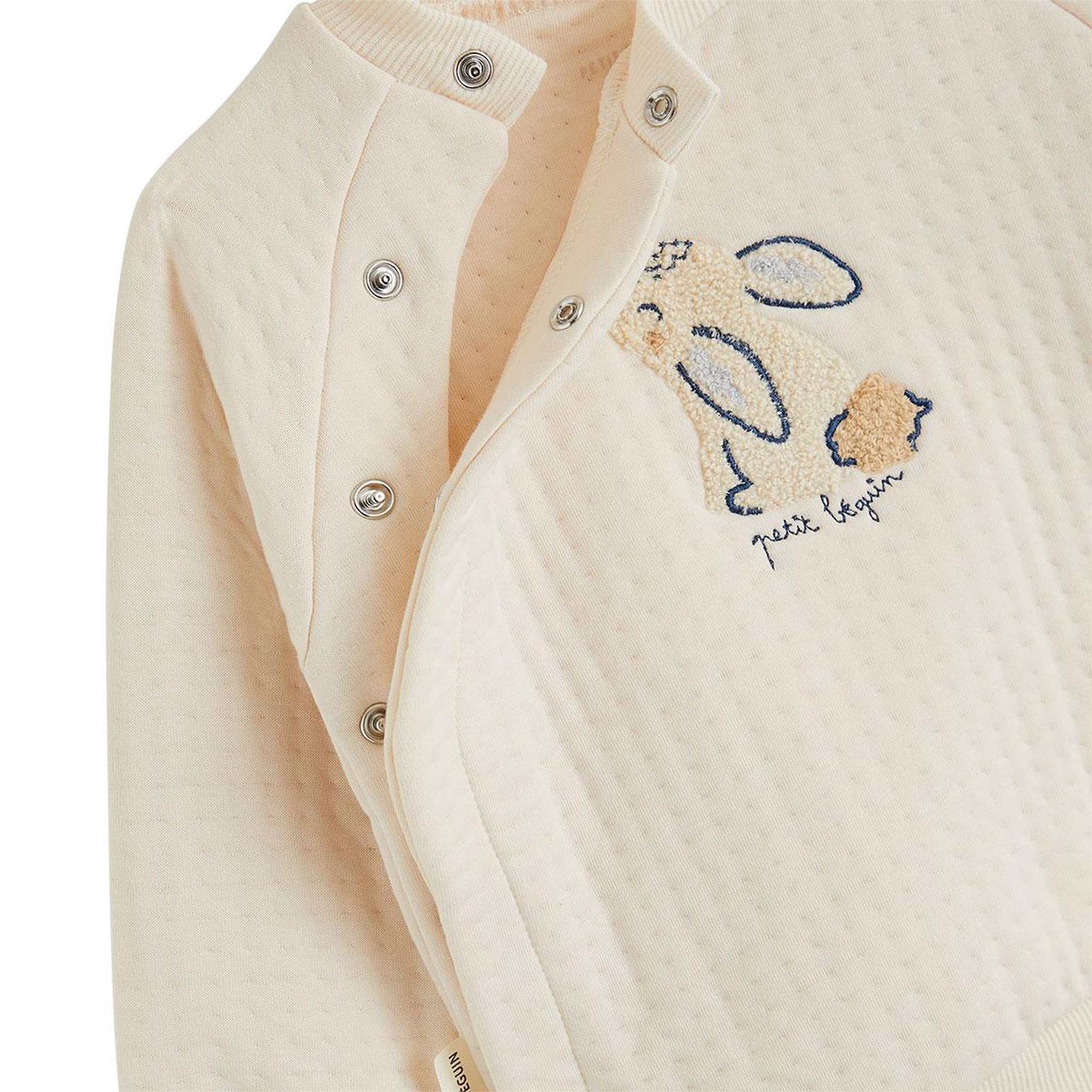 Voir la diapositive 3 : PETIT BEGUIN Sweat-shirt bébé voix lactée