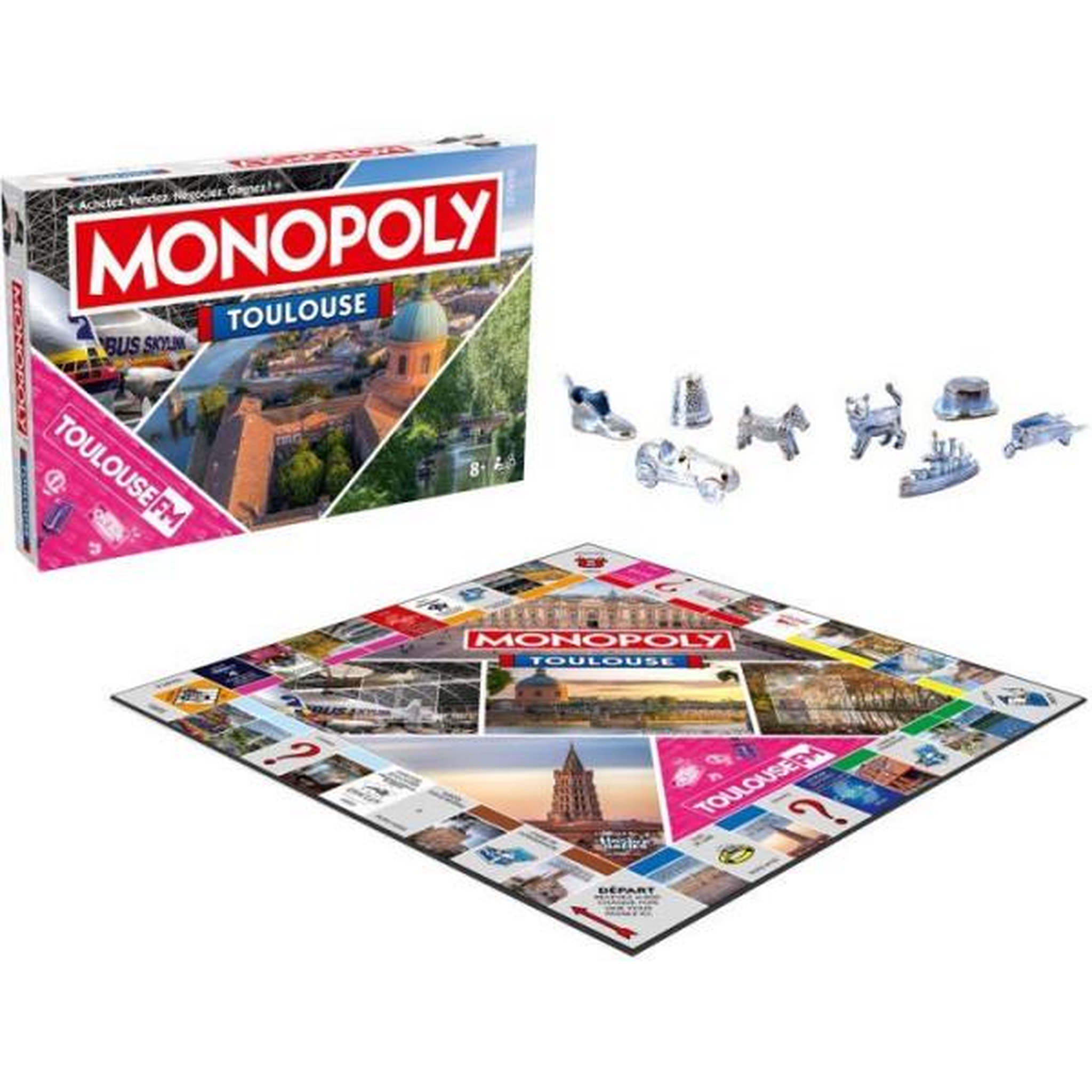 Winning Moves Jeu classique Winning Moves Monopoly Toulouse