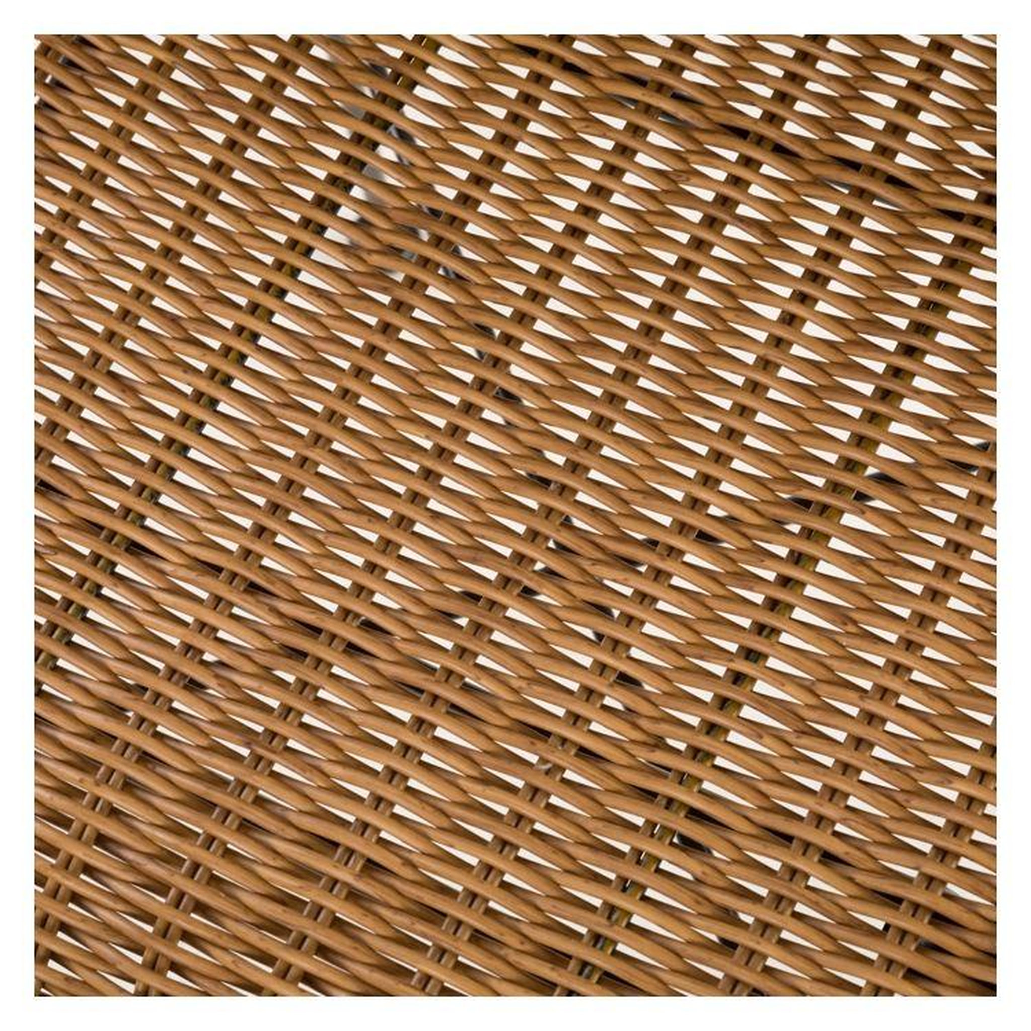 Voir la diapositive 3 : MAISON PAVANE Lot de 2 chaises intérieur/extérieur en résine tressée naturelle-sirivara