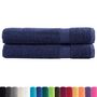 Voir la diapositive 2 : VIDAXL Serviettes de qualité supérieure SOLUND 2 pcs bleu marine