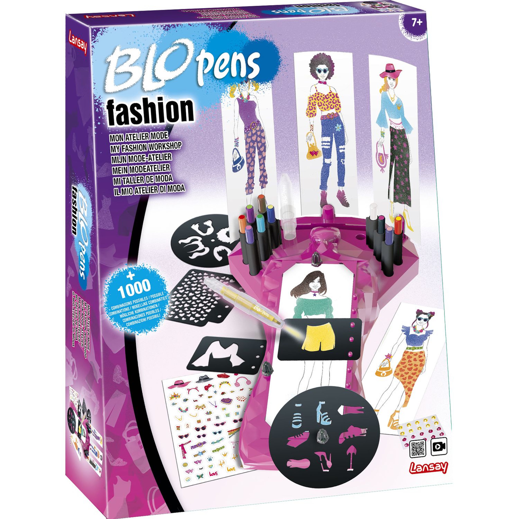 Voir la diapositive 2 : LANSAY Blopens fashion mon atelier mode