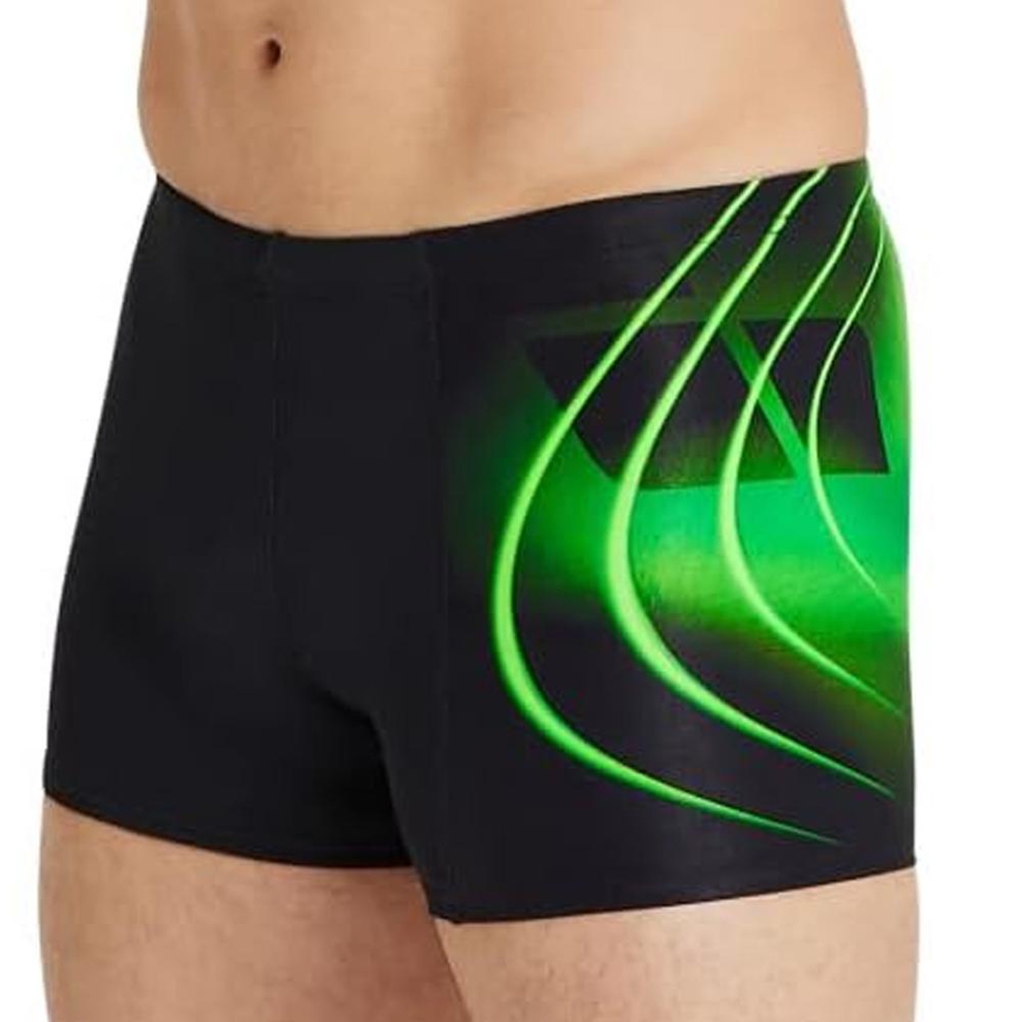 Voir la diapositive 1 : ARENA Boxer de bain Noir/ Homme Arena Swishort