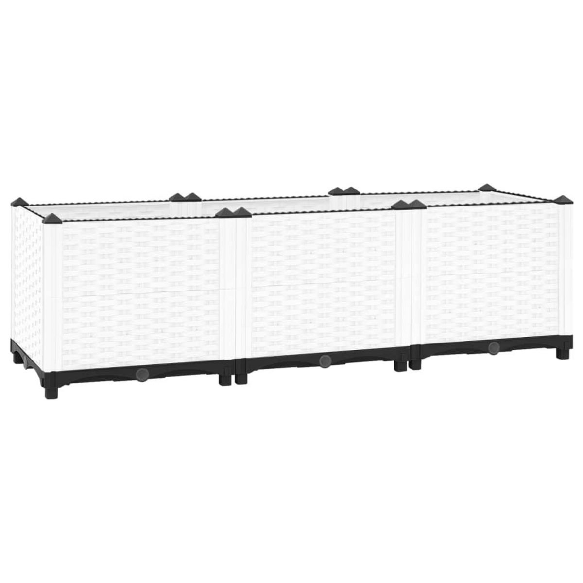 VIDAXL Lit sureleve 120x40x38 cm Polypropylene