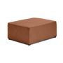 Voir la diapositive 2 : BEST MOBILIER Topaze - pouf - en tissu bouclette