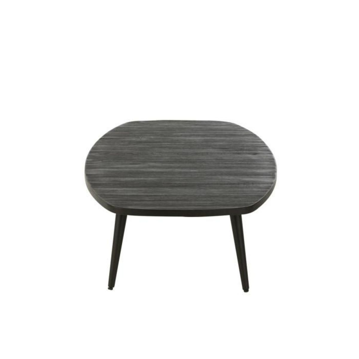 Paris Prix Table Basse en Bois  Teck  120cm Noir