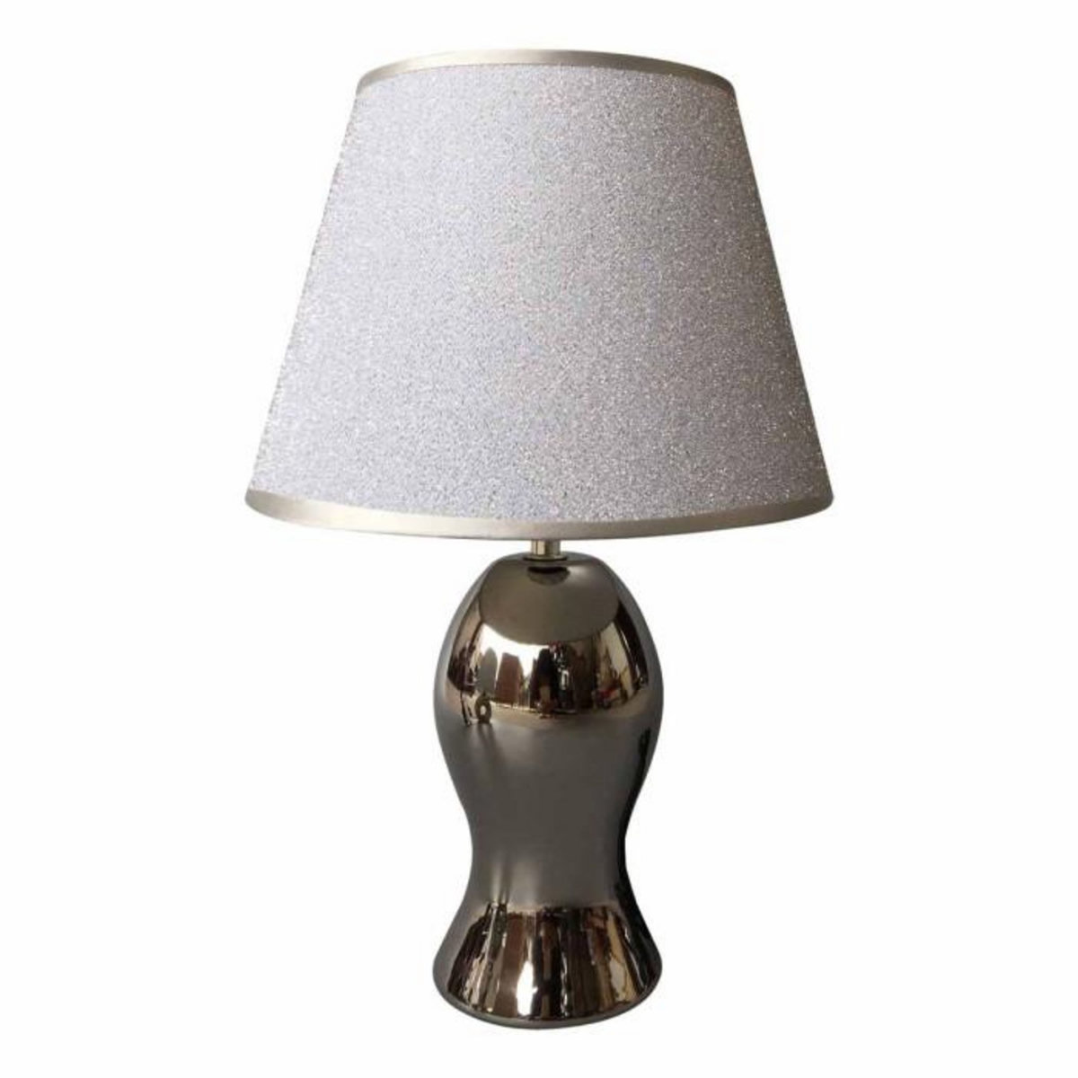 Paris Prix Lampe à Poser Déco  Mélia  37cm Argent