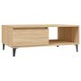 Voir la diapositive 2 : VIDAXL Table basse chene sonoma 90x60x35 cm bois d'ingenierie