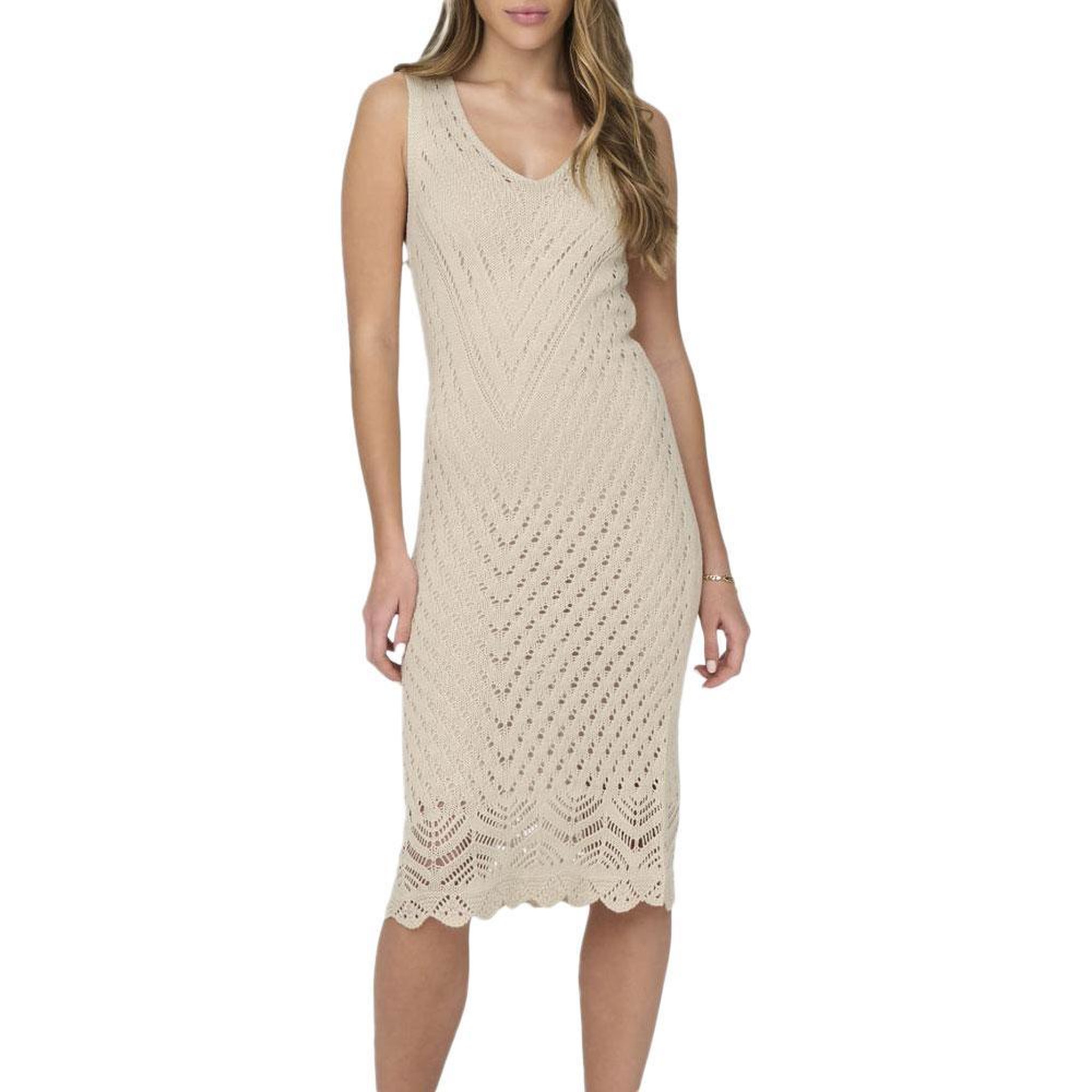JACQUELINE DE YONG Robe Ecru Femme JDY Sun. Coloris disponibles : Beige